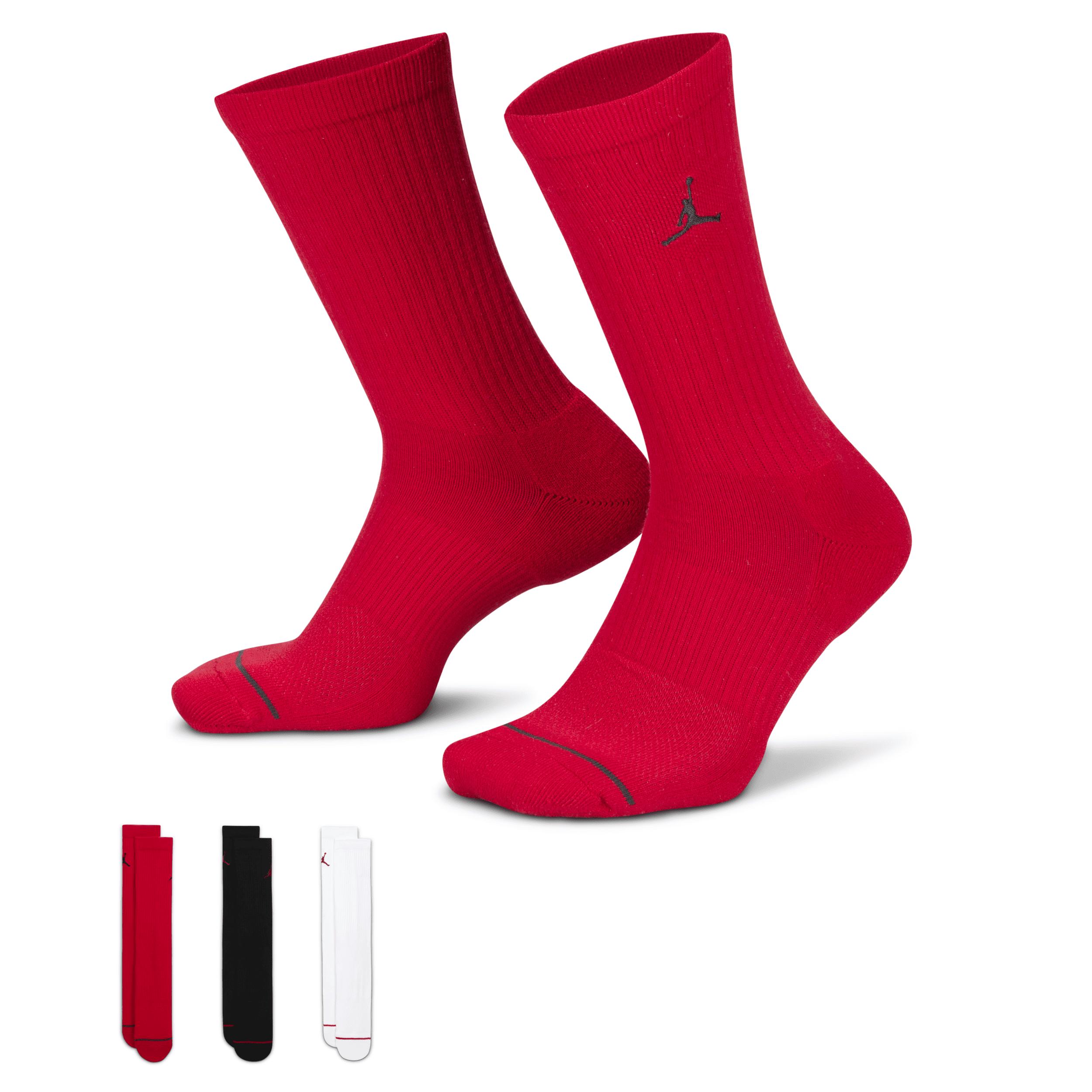 Jordan Mens Jordan Every Day Cushioned Crew 3 Pack Socks - Mens Product Image