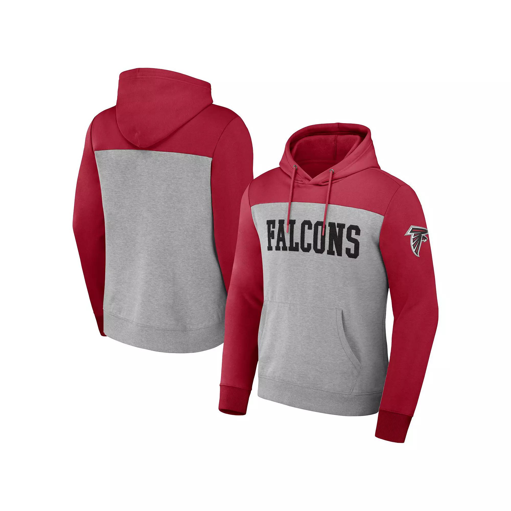 Men's NFL x Darius Rucker Collection by Fanatics Heather Gray Buffalo Bills Color Blocked Pullover Hoodie, Size: 2XL, Grey Product Image