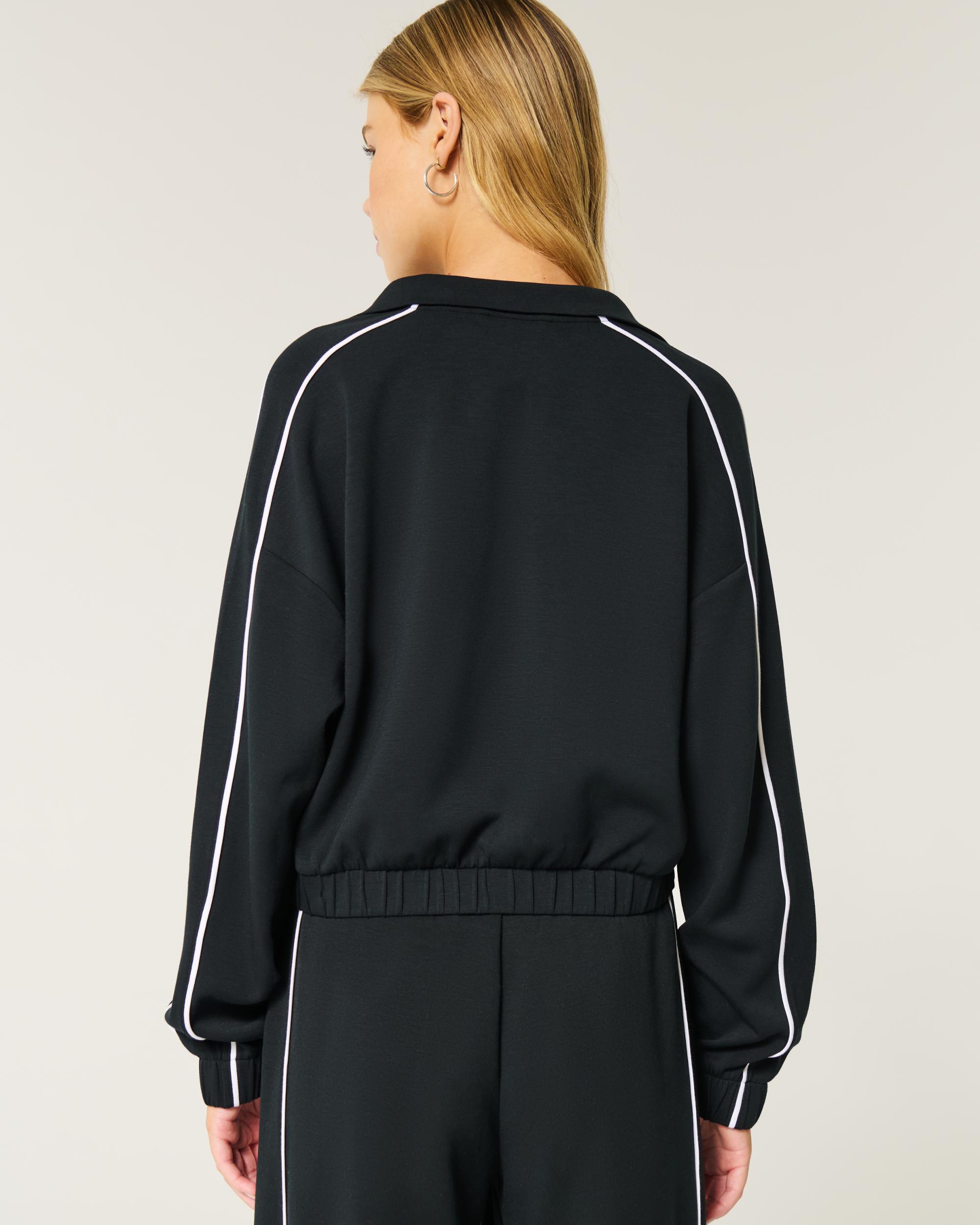 Gilly Hicks Active Cooldown Crop Track Jacket Product Image