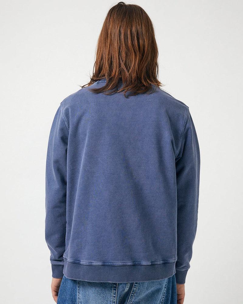 French Terry Crewneck - Blue Product Image