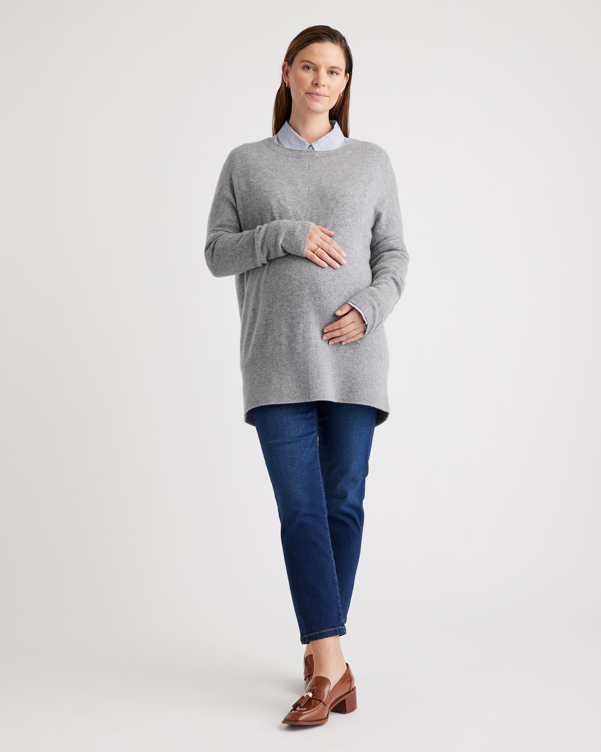 Quince | Women's Mongolian Cashmere Maternity OverSized Batwing Sweater Size XL Product Image