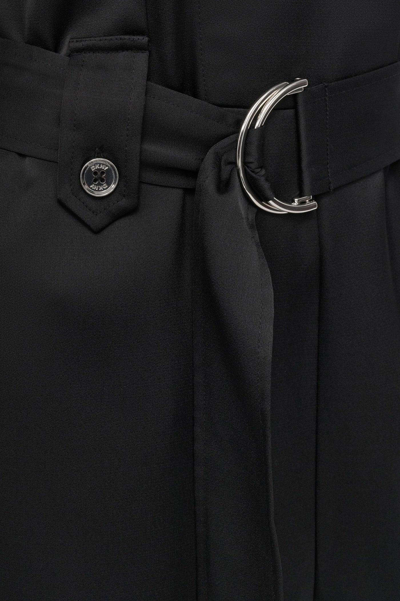 BELTED WRAP-EFFECT CARGO JUMPSUIT Product Image