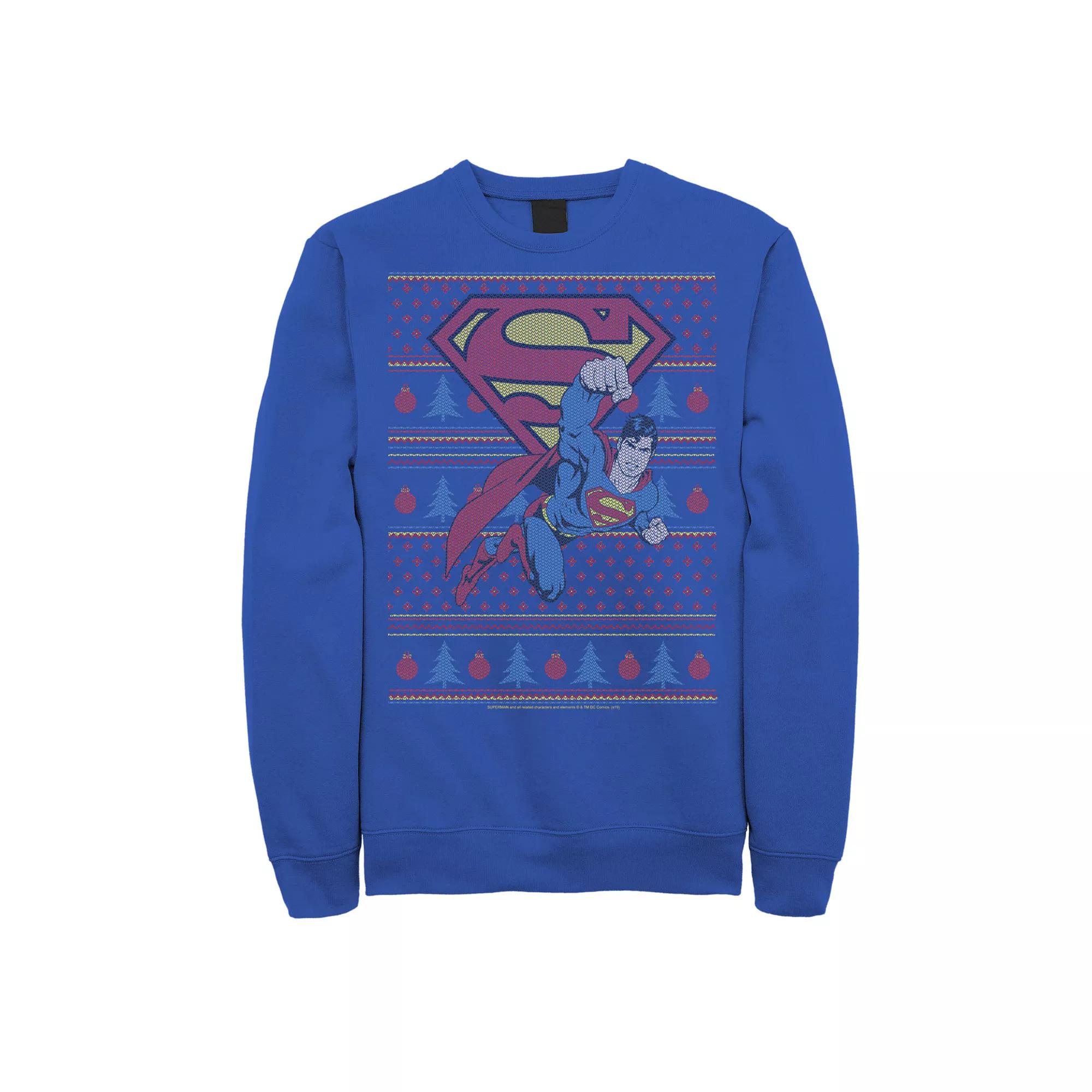 Men's Marvel Deadpool Ugly Christmas Sweater Stack Fleece,  Product Image
