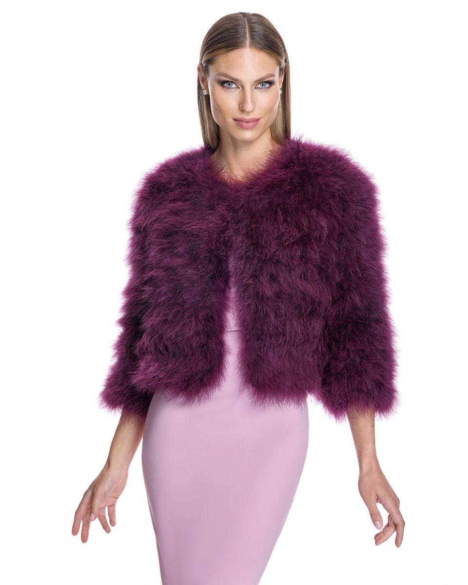 Collarless Feather Bolero Product Image