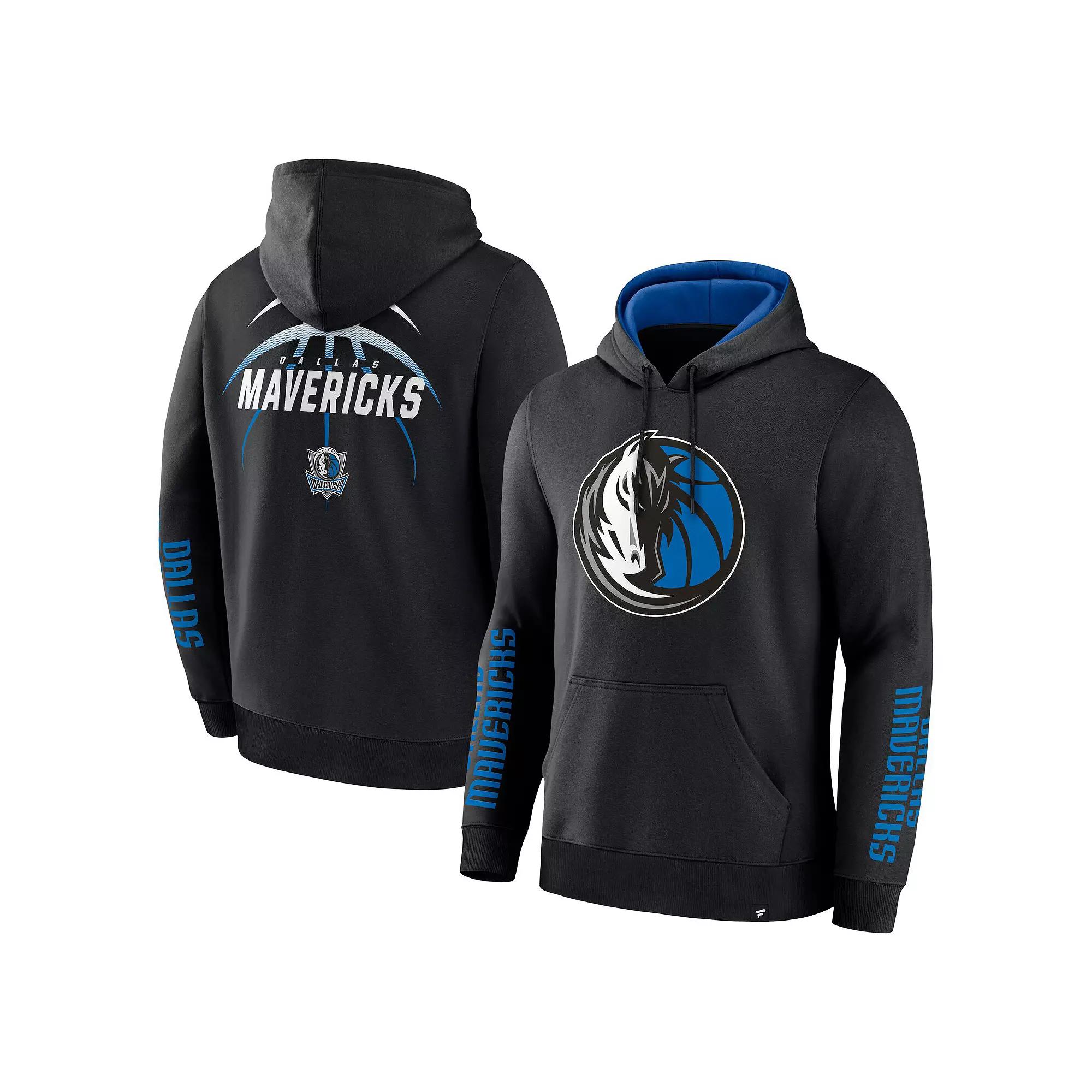 Men's Fanatics Black Dallas Mavericks Legacy Guard Pullover Hoodie,  Product Image