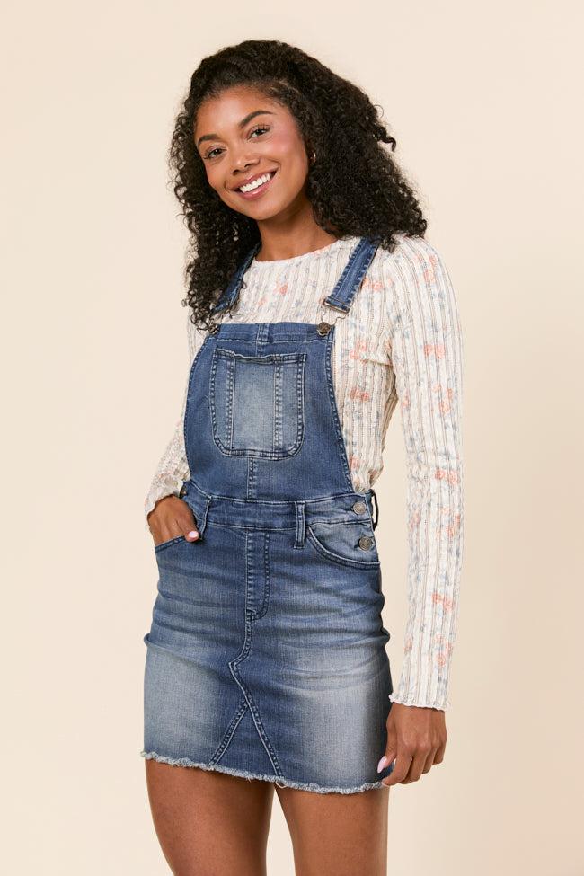 Kalani Denim Overall Dress FINAL SALE Product Image