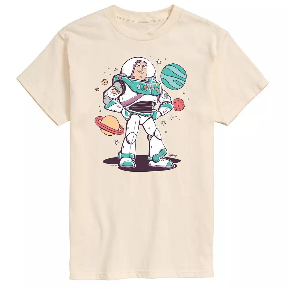 Disney / Pixar's Toy Story 4 Men's Buzz and Planets Graphic Tee,  Product Image