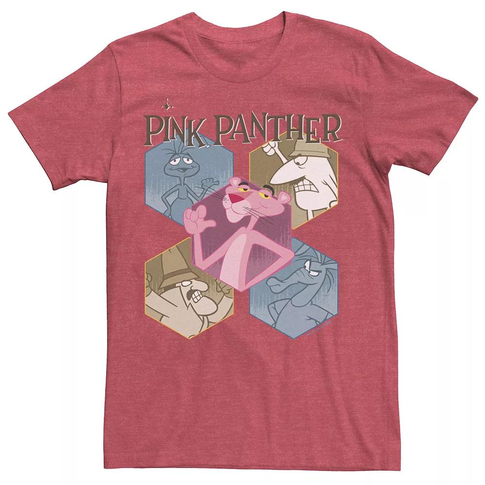 Men's Pink Panther Hexagonal Portraits Graphic Tee,  Product Image