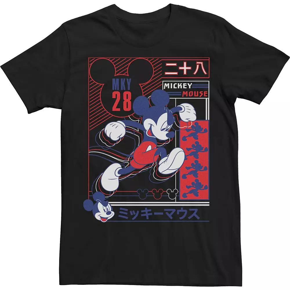 Disney's Mickey And Friends Mickey Men's Kanji Poster Tee,  Product Image