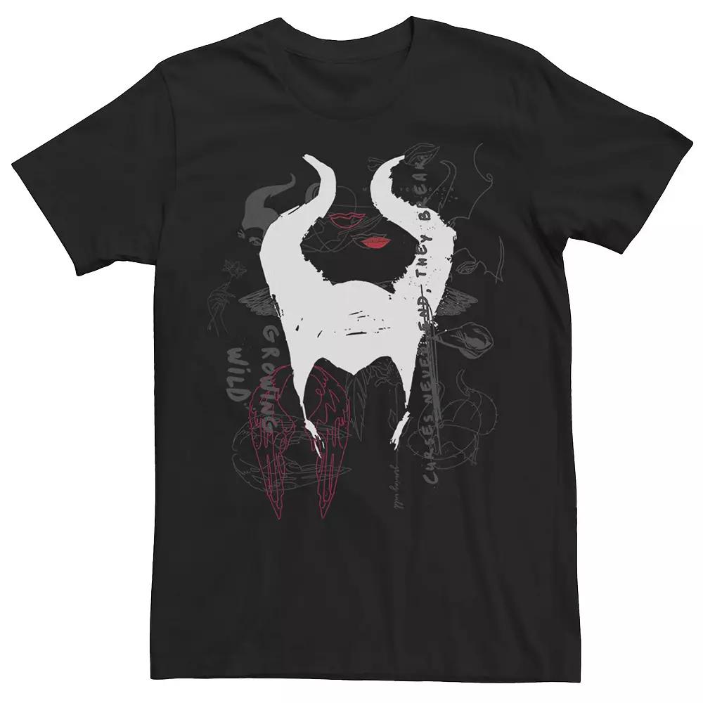 Disney's Maleficent Overlapping Emblems Men's Tee,  Product Image