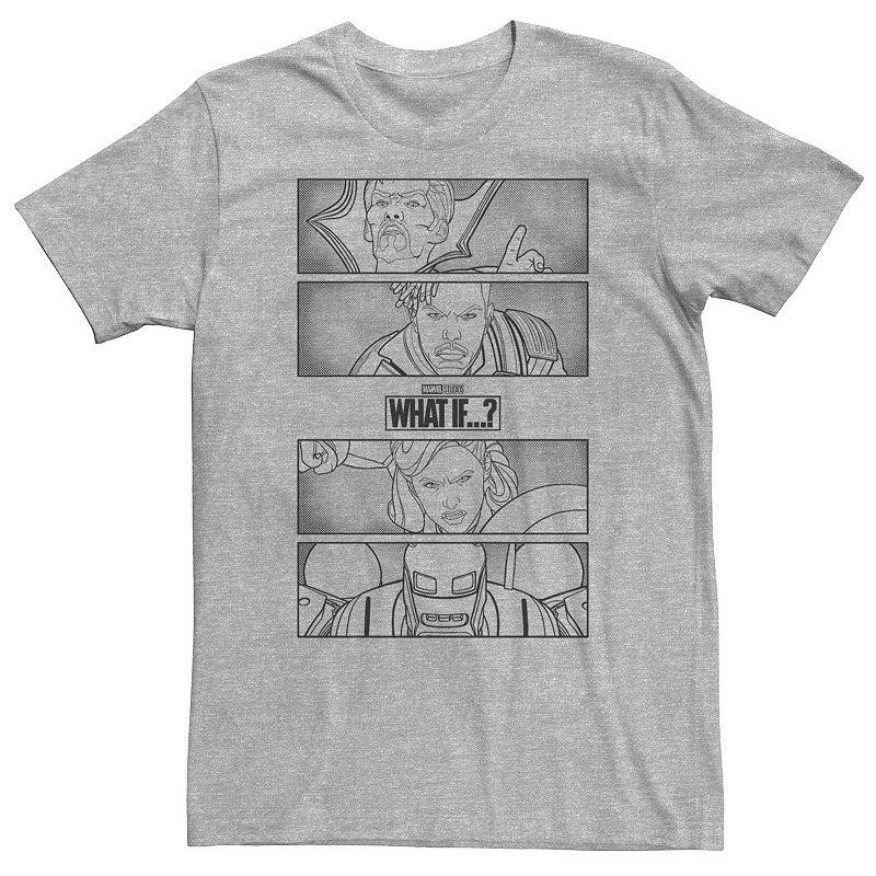 Big & Tall Marvel What If Simple Group Panels Tee, Men's,  Product Image