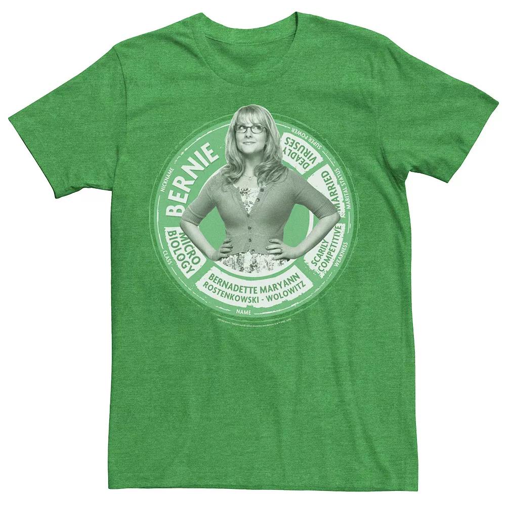 Men's The Big Bang Theory Bernadette Statistics Tee,  Product Image