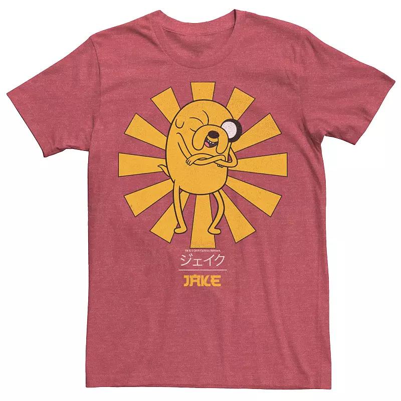 Men's Adventure Time Jake The Dog Kanji Portrait Graphic Tee,  Product Image