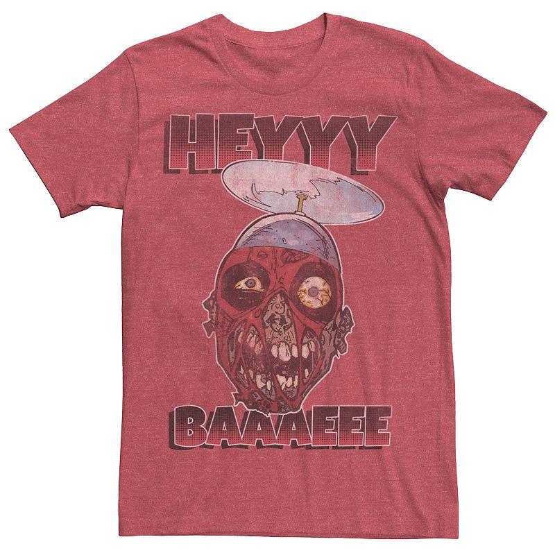 Men's Marvel Deadpool Hey Bae Zombie Vintage Tee,  Product Image
