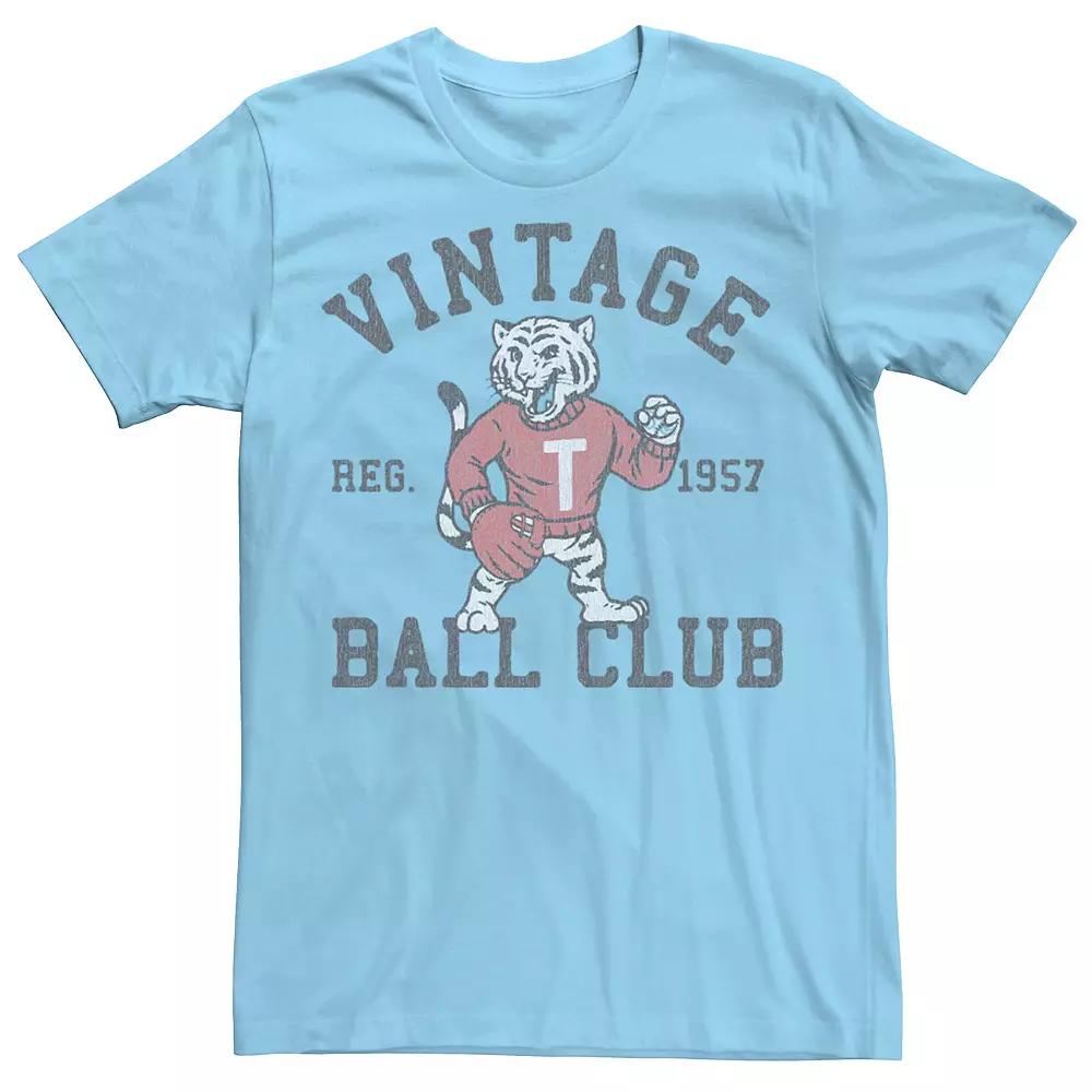Men's Vintage Ball Club Tee, Size: Small, Light Blue Product Image