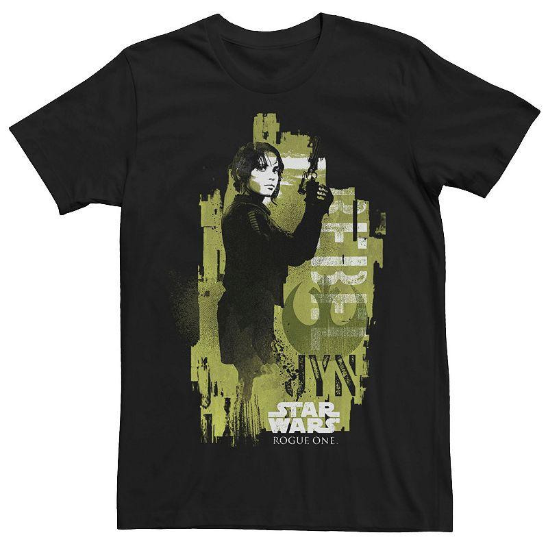 Men's Star Wars Rogue One Jyn Erso Stencil Portrait Tee,  Product Image