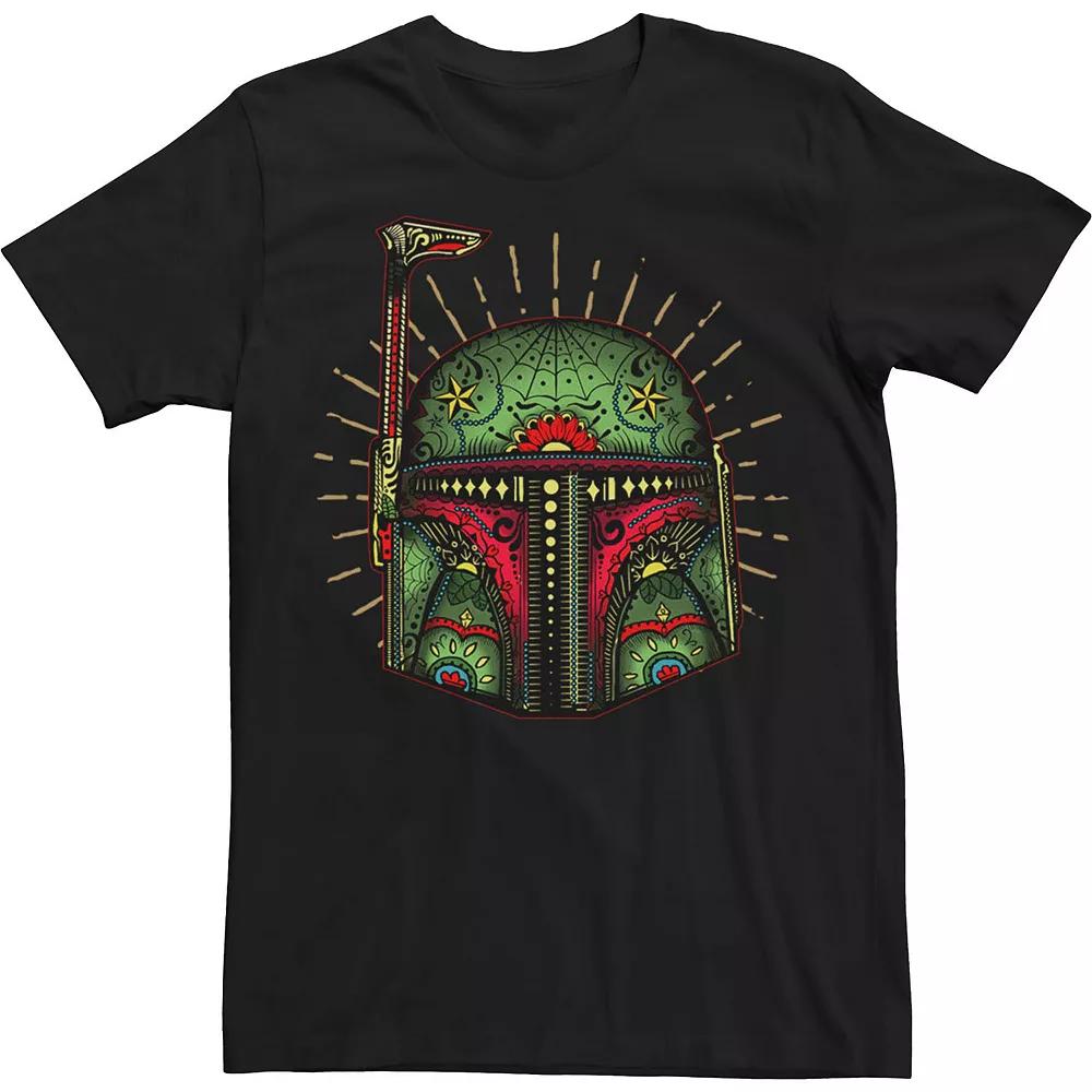 Big & Tall Star Wars Boba Fett Sugar Skull Tee, Men's,  Product Image
