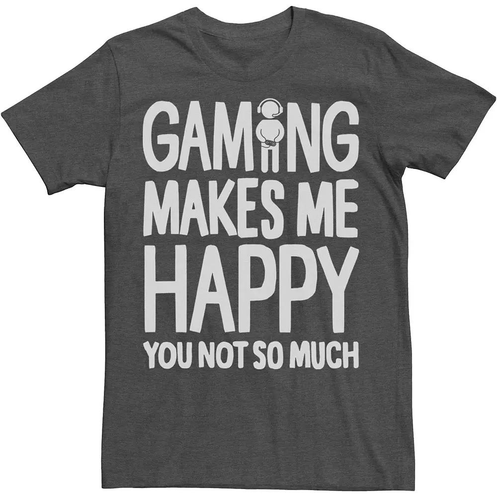 Big & Tall Gaming Makes Me Happy You Not So Much Tee, Men's,  Product Image