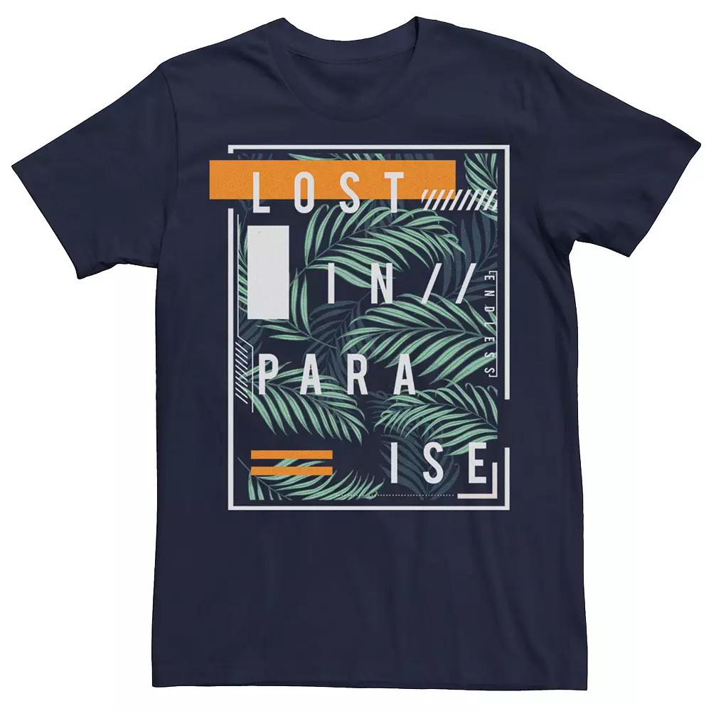 Men's Lost In Paradise Plants Tee, Size: XS, Blue Product Image
