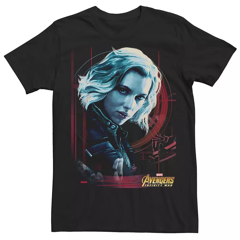 Men's Avengers Infinity War Black Widow Tee,  Product Image