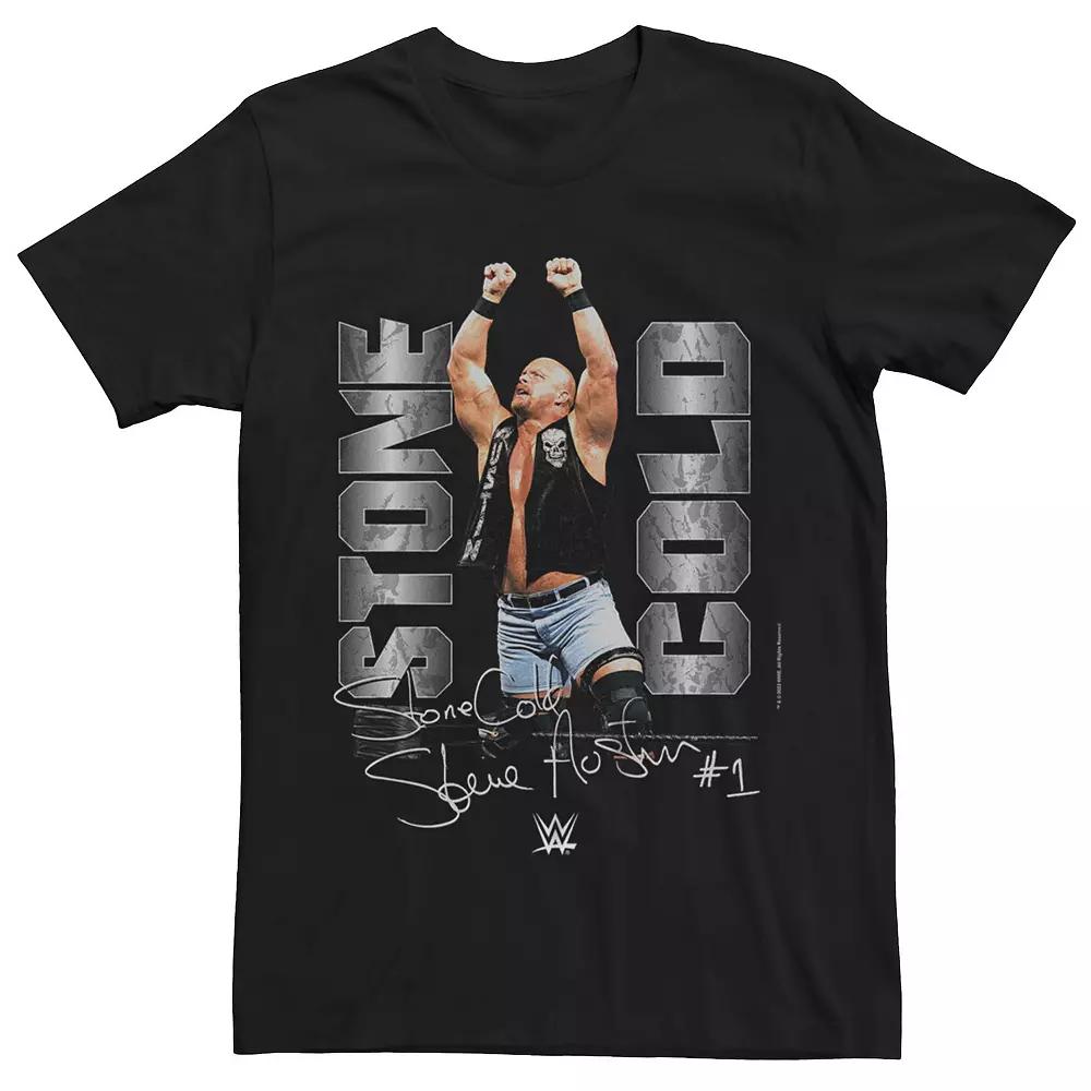 Big & Tall WWE Stone Cold Signature Graphic Tee, Men's,  Product Image