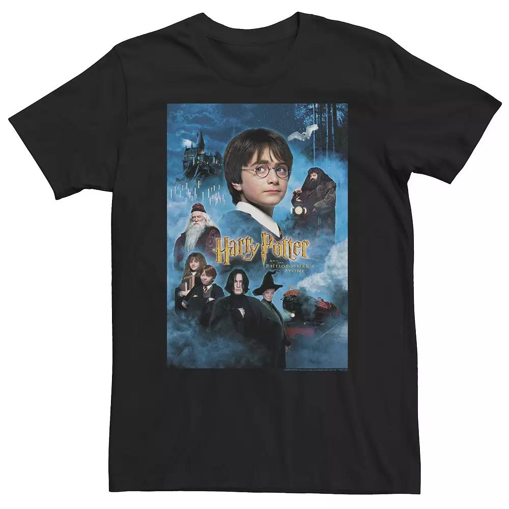 Big & Tall Harry Potter And The Philosopher's Stone Poster Tee, Men's,  Product Image