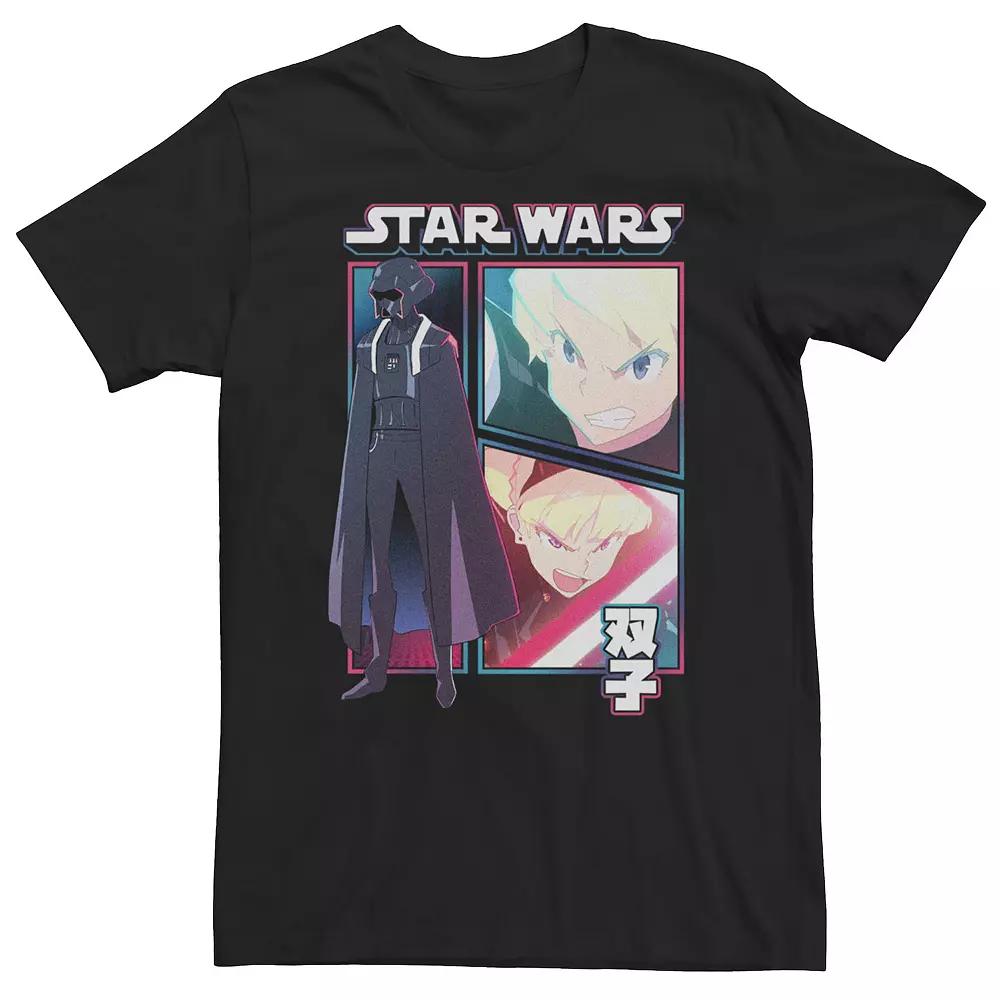 Big & Tall Star Wars: Visions Twins Comic Poster Tee, Boy's,  Product Image