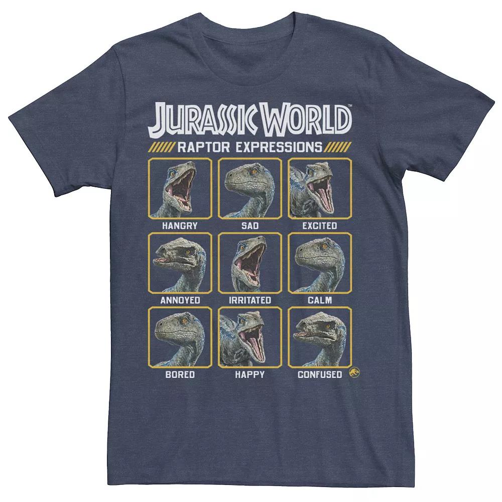 Men's Jurassic World Two Blue Raptor Expressions Tee,  Product Image