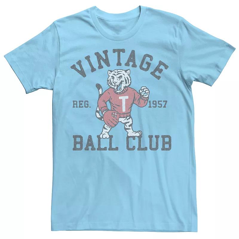 Men's Vintage Ball Club Tee, Size: Small, Light Blue Product Image