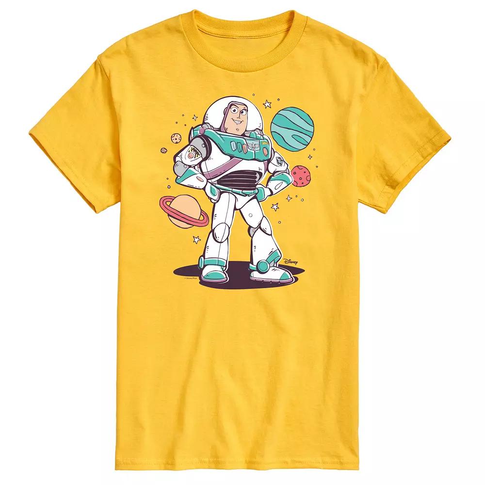 Disney / Pixar's Toy Story 4 Men's Buzz and Planets Graphic Tee,  Product Image