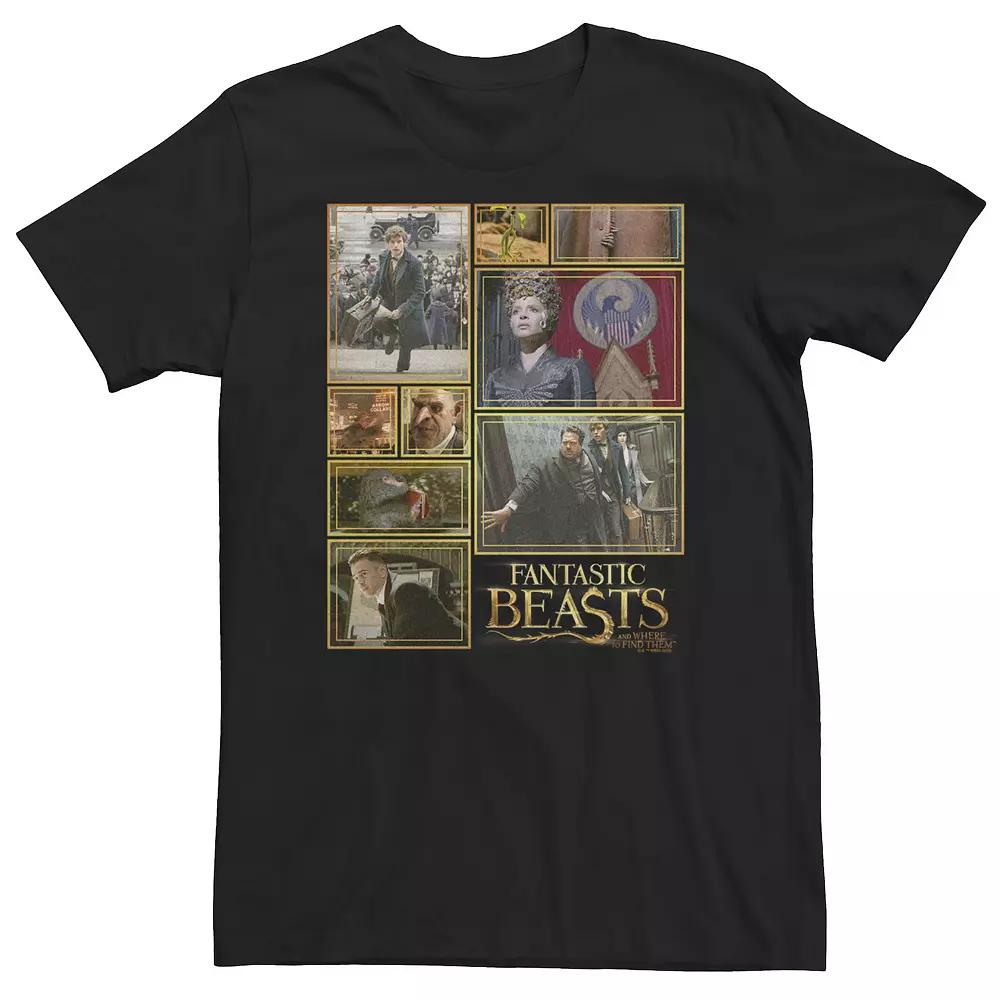 Big & Tall Fantastic Beasts - Grindelwald Movie Scene Collage Tee, Men's,  Product Image