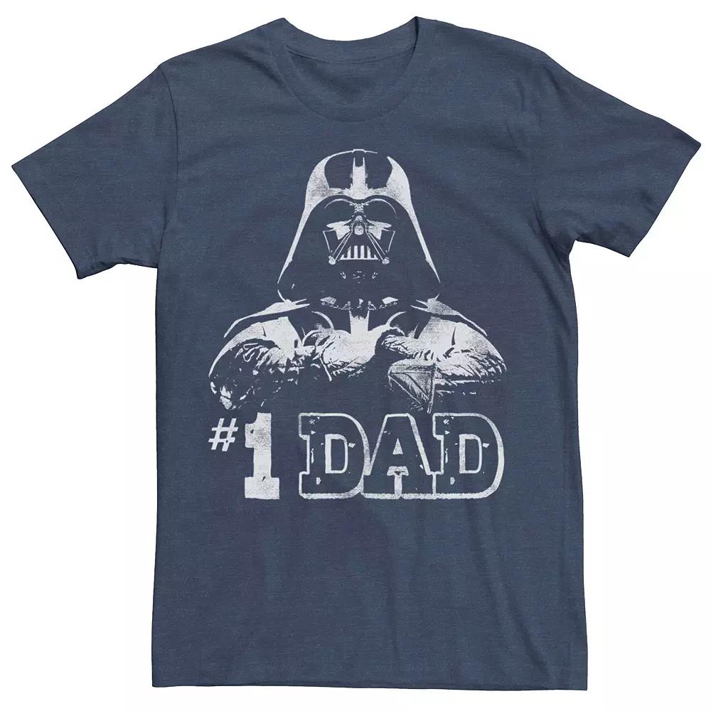 Men's Star Wars Darth Vader Number 1 Dad Tee,  Product Image