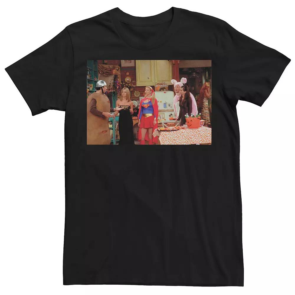 Men's Friends Costumes Photo Real Group Shot Tee,  Product Image