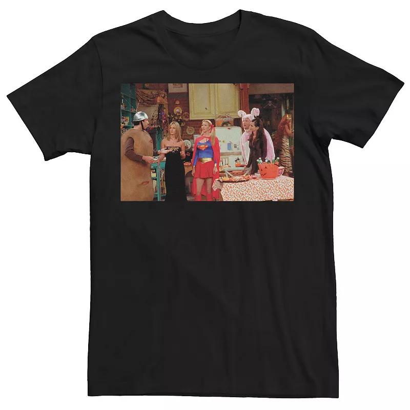Men's Friends Costumes Photo Real Group Shot Tee,  Product Image