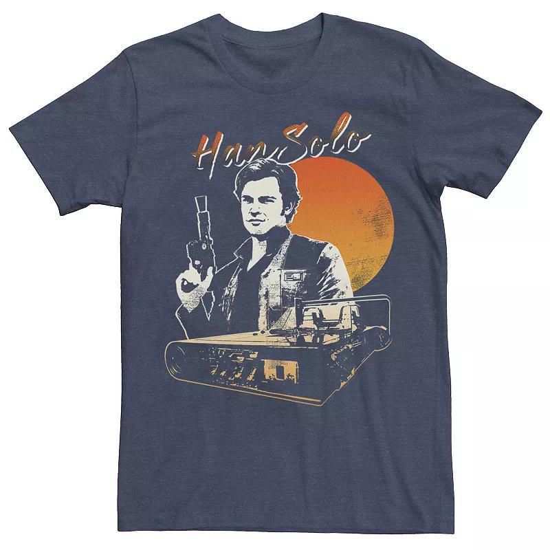 Men's Star Wars Han Solo Movie Rides Into A Sunset Tee,  Product Image