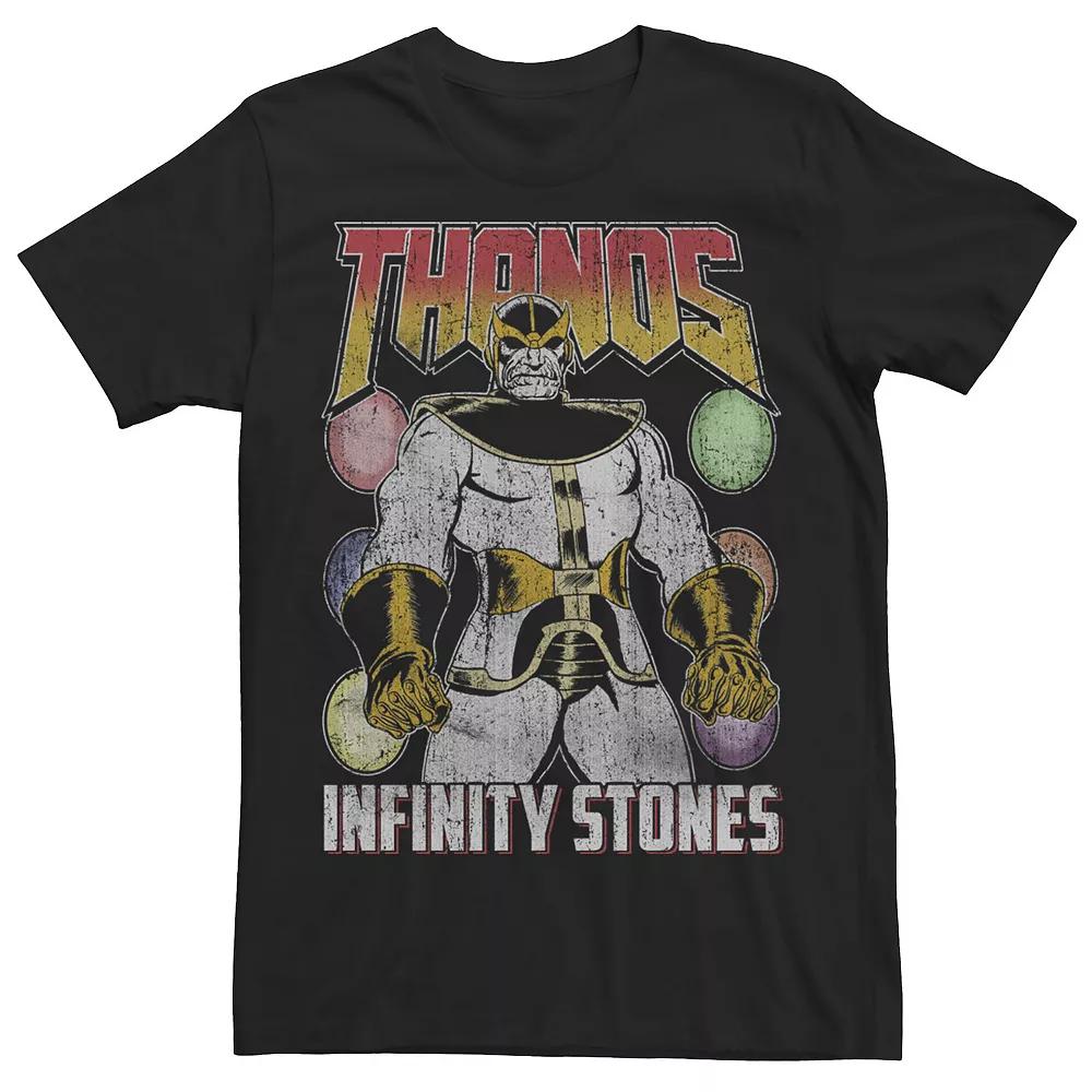 Men's Marvel Vintage Thanos Infinity Stones Graphic Tee,  Product Image