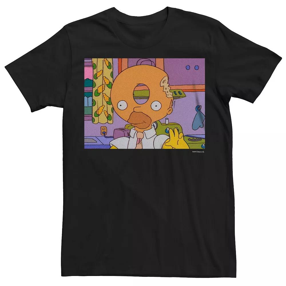 Men's The Simpsons Donut Homer Graphic Tee,  Product Image
