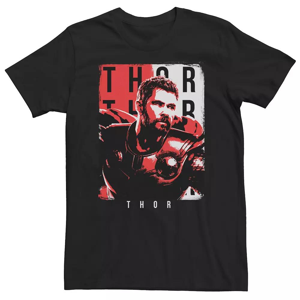 Big & Tall Marvel Avengers Thor Poster Tee, Men's,  Product Image