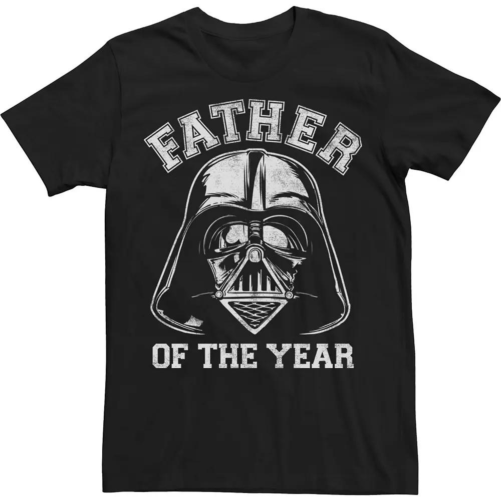 Big & Tall Star Wars Vader Father Of The Year Helmet Tee, Men's,  Product Image