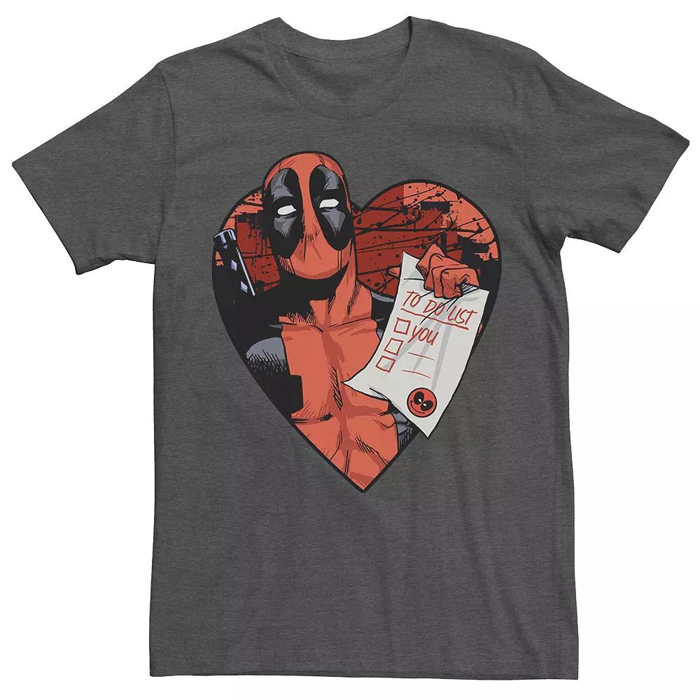 Men's Deadpool Heart Tee,  Product Image