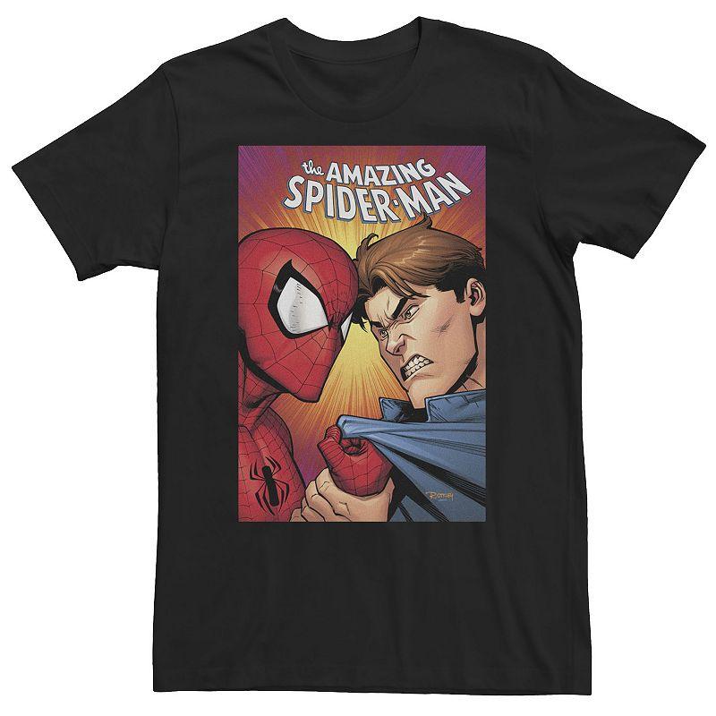 Big & Tall Marvel Amazing Spider-Man Comic Cover Tee, Men's,  Product Image