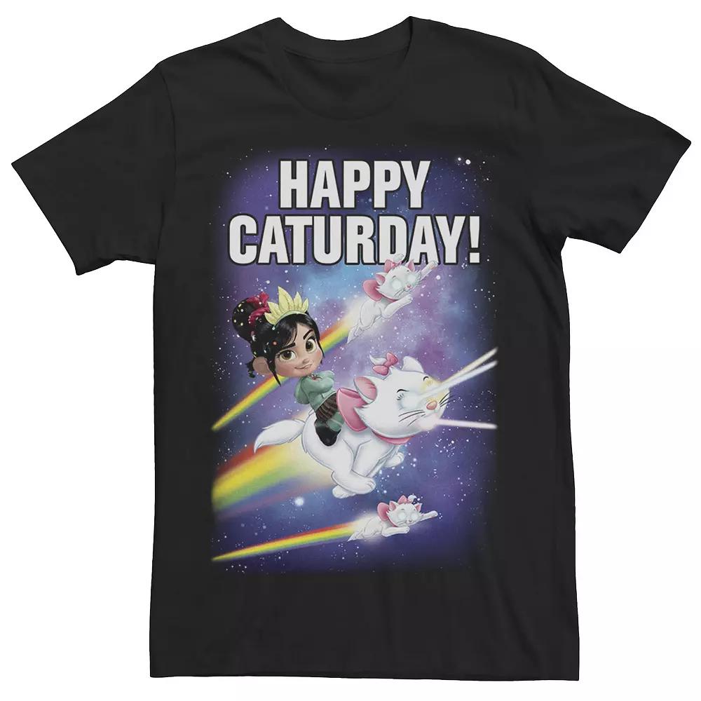Disney's Wreck It Ralph 2 Men's Happy Caturday T- Shirt Tee,  Product Image