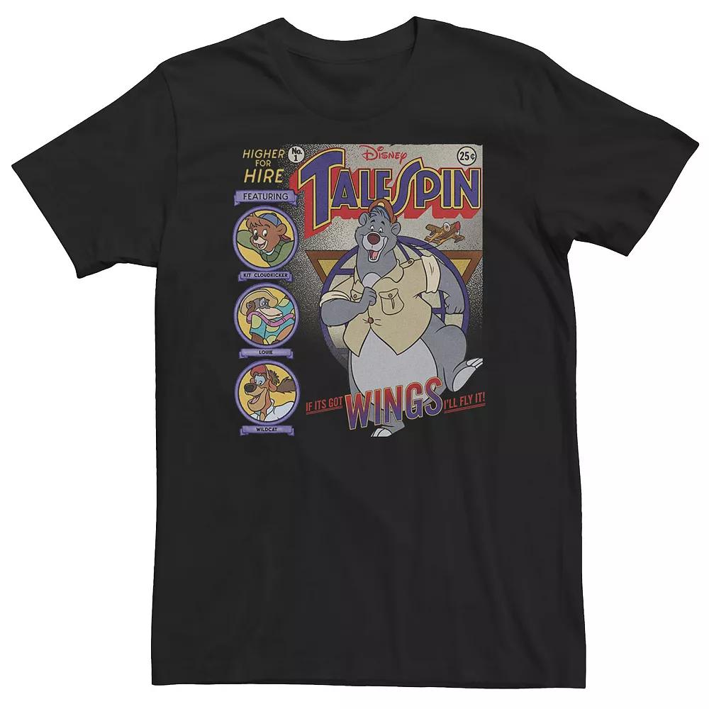 Big & Tall Disney TaleSpin "If It's Got Wings I'll Fly It!" Poster Tee, Men's,  Product Image
