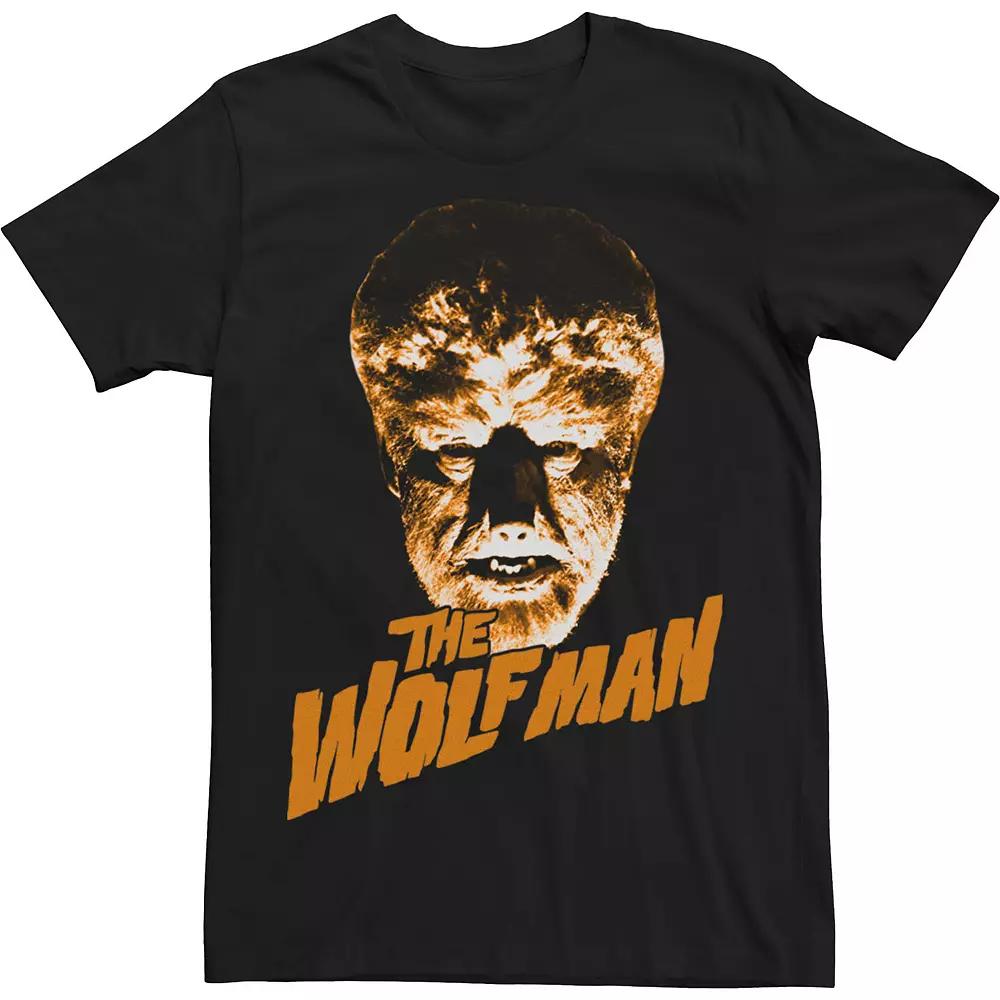 Big & Tall Universal Monsters Wolfman Logo Poster Tee, Men's,  Product Image