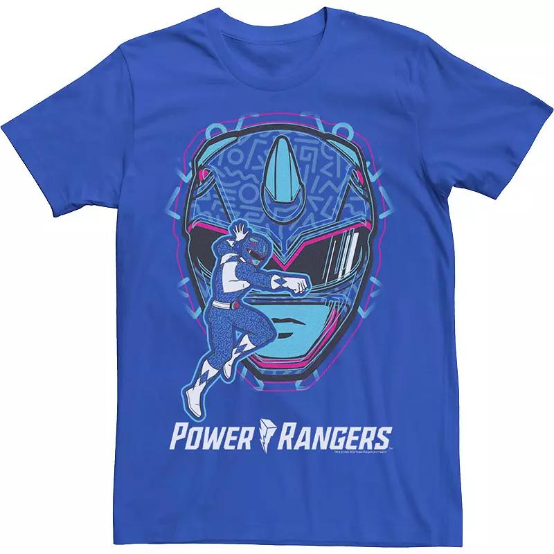 Men's Power Rangers Blue Ranger Hero Shot Tee,  Product Image