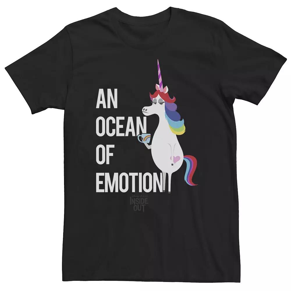 Big & Tall Disney / Pixar Inside Out Unicorn Ocean Tee, Men's,  Product Image