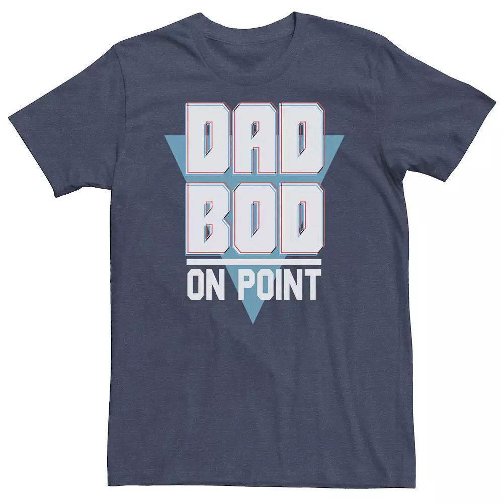 Big & Tall "Dad Bod On Point" Father's Day Tee, Men's,  Product Image