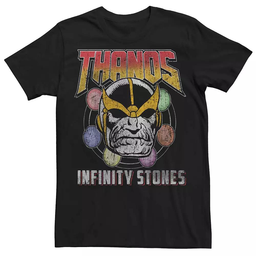 Men's Marvel's Thanos Vintage Infinity Stones Poster Tee,  Product Image