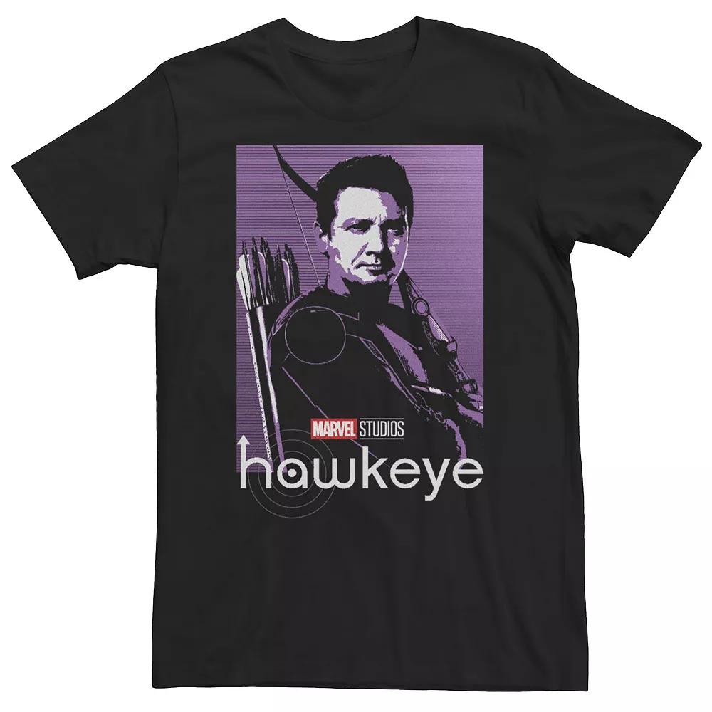 Big & Tall Marvel Hawkeye Purple Hue Tonal Poster Tee, Men's,  Product Image