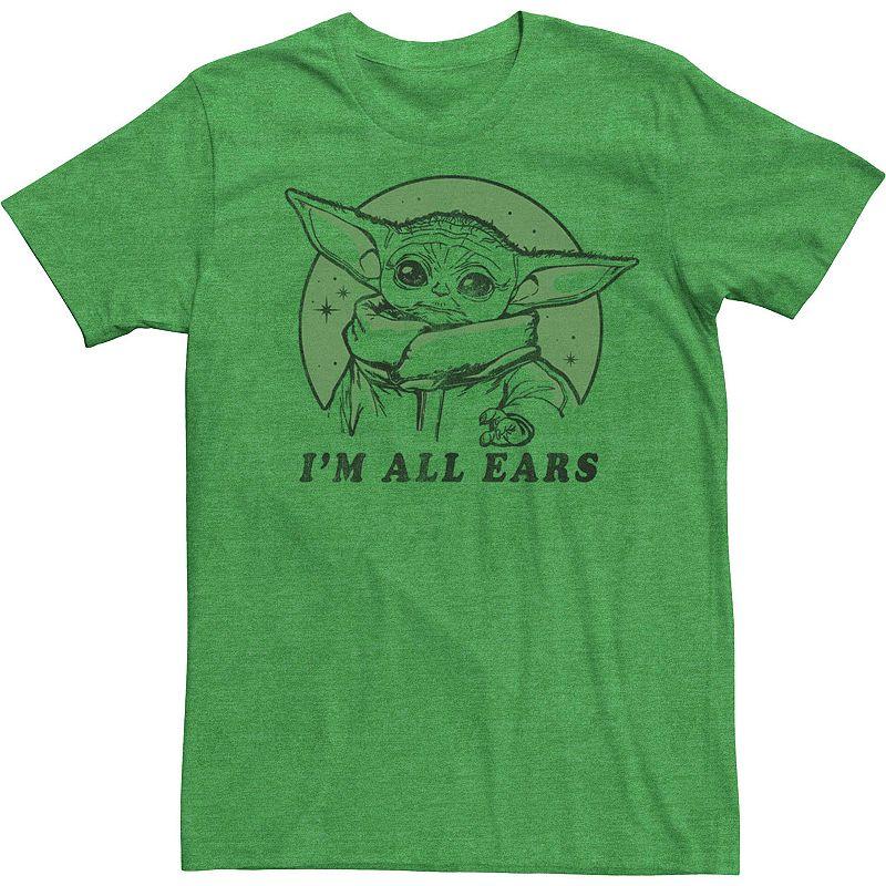 Men's Star Wars All Ears The Child aka Baby Yoda Portrait Tee,  Product Image